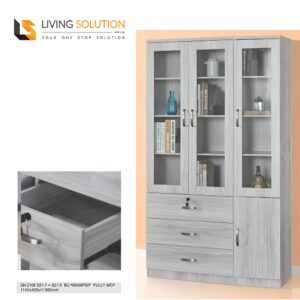 Reese 3 Door Bookshelf