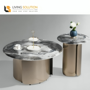 Dania Coffee Table Set Stainless Steel