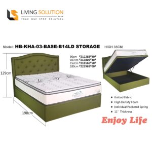 Enjoy Life Storage Bed with Mattress Set
