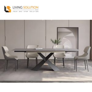 Devi Sintered Stone Extendable Dining Table