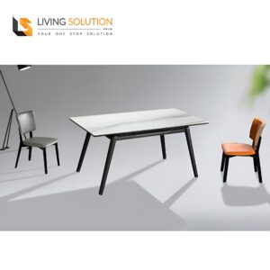 Sulli Sintered Stone Top Extendable Dining Table
