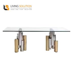 Suni Glass Top Dining Table