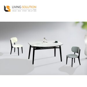 Vacy Sintered Stone Top Extendable Dining Table