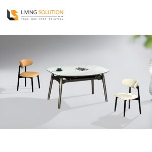 Xia Sintered Stone Top Extendable Dining Table