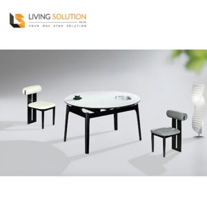 Zake Sintered Stone Top Extendable Dining Table