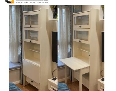 Acacia II Space Saving Study Table with Shelf