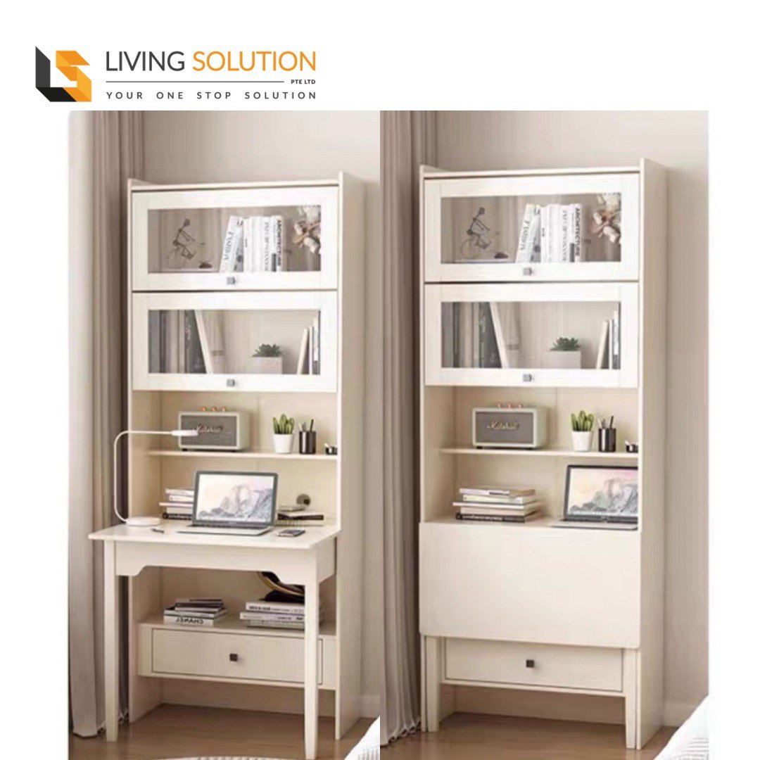 Acacia II Space Saving Study Table with Shelf