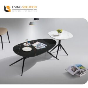 Unix Sintered Stone Top Coffee Table Set