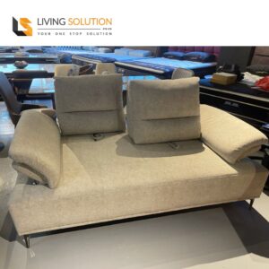 Bassa Sliding Backrest Sofa displayed at experience store