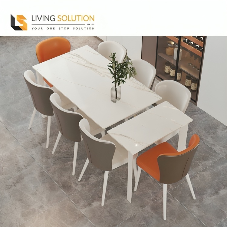 Enzio Sintered Stone Extendable Dining Table Enzio Sintered Stone Extendable Dining Table