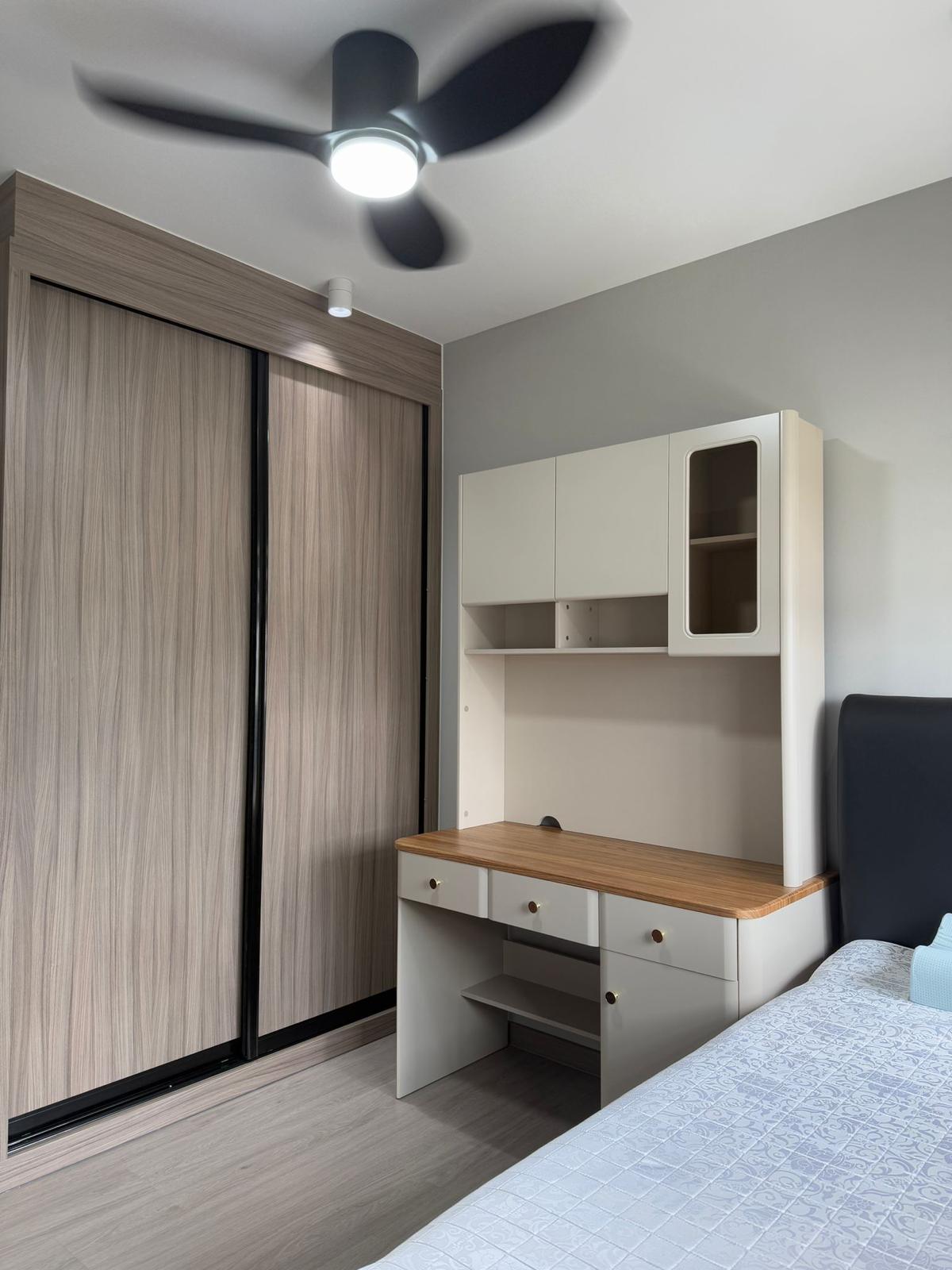 Gillis II Study Table with Shelving at customer home