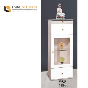 Altar Table 220 Modern Altar Cabinet White Wood Combination
