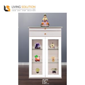 Altar Table 292 Modern Altar Cabinet White Wood Combination