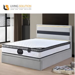Cilia Storage Bed Frame with LED