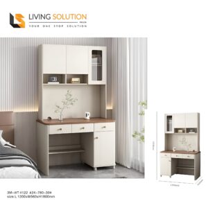 Gillis II Study Table with Shelving