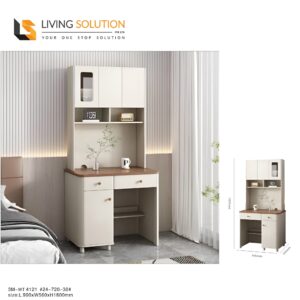 Gillis Study Table with Shelving