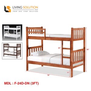 Tammuz Wooden Double Decker Bed