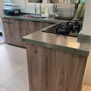 Modern Industrial Japandi 05 Customised Modular 304 Stainless Steel Kitchen Cabinet Box Up