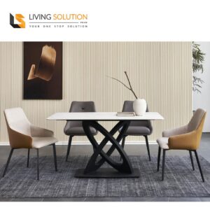 Gladis II Sintered Stone Dining Table