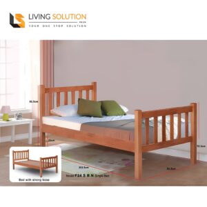 Gusti Wooden Bed Frame