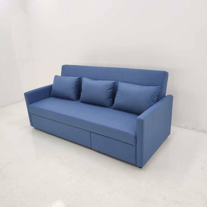 Hagen Fabric Sofa Bed - Blue at Factory Hagen Fabric Sofa Bed - Blue at Factory