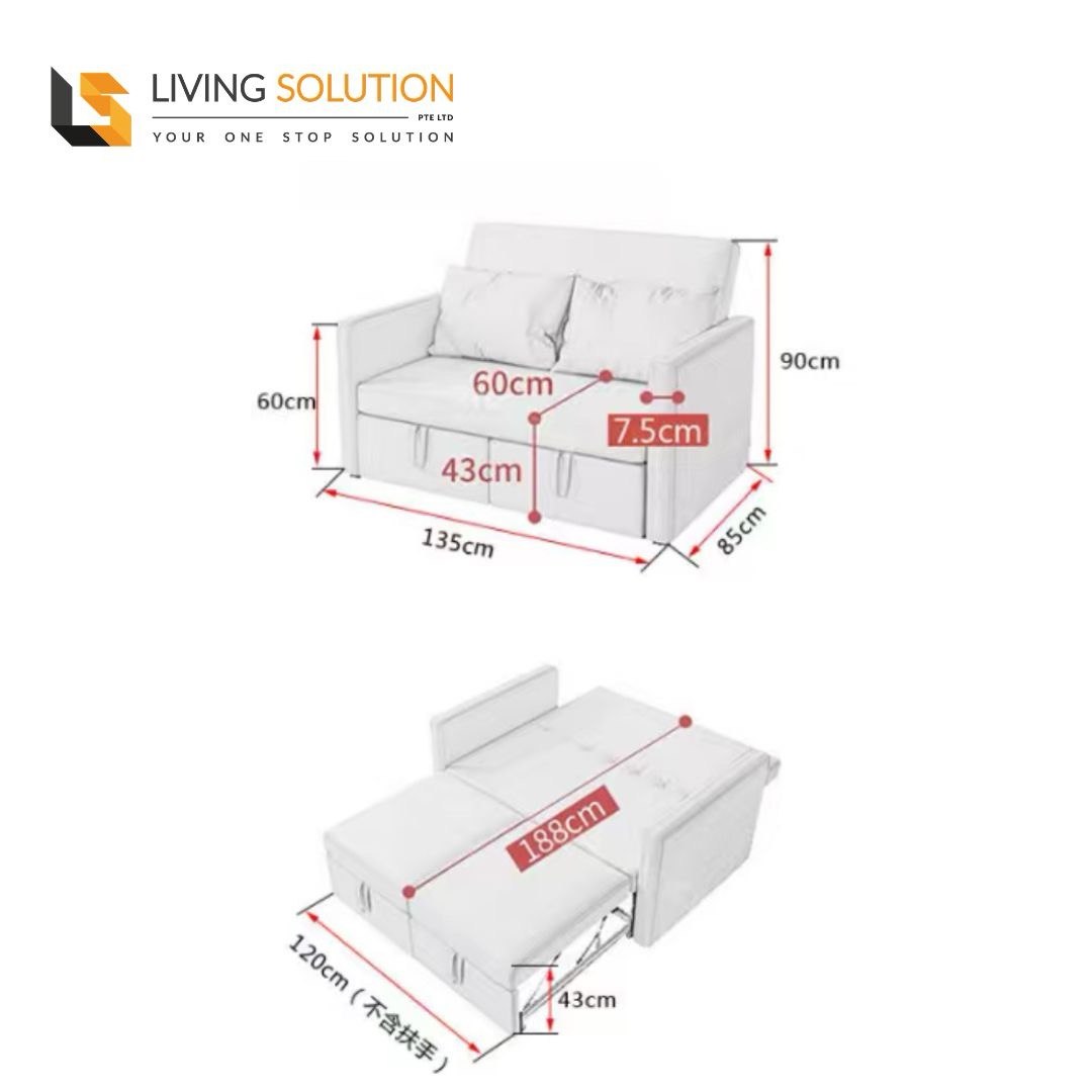 Hagen Pull Out Sofa Bed dimensions Hagen Pull Out Sofa Bed dimensions