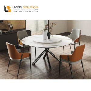 Knox Sintered Stone Round Dining Table