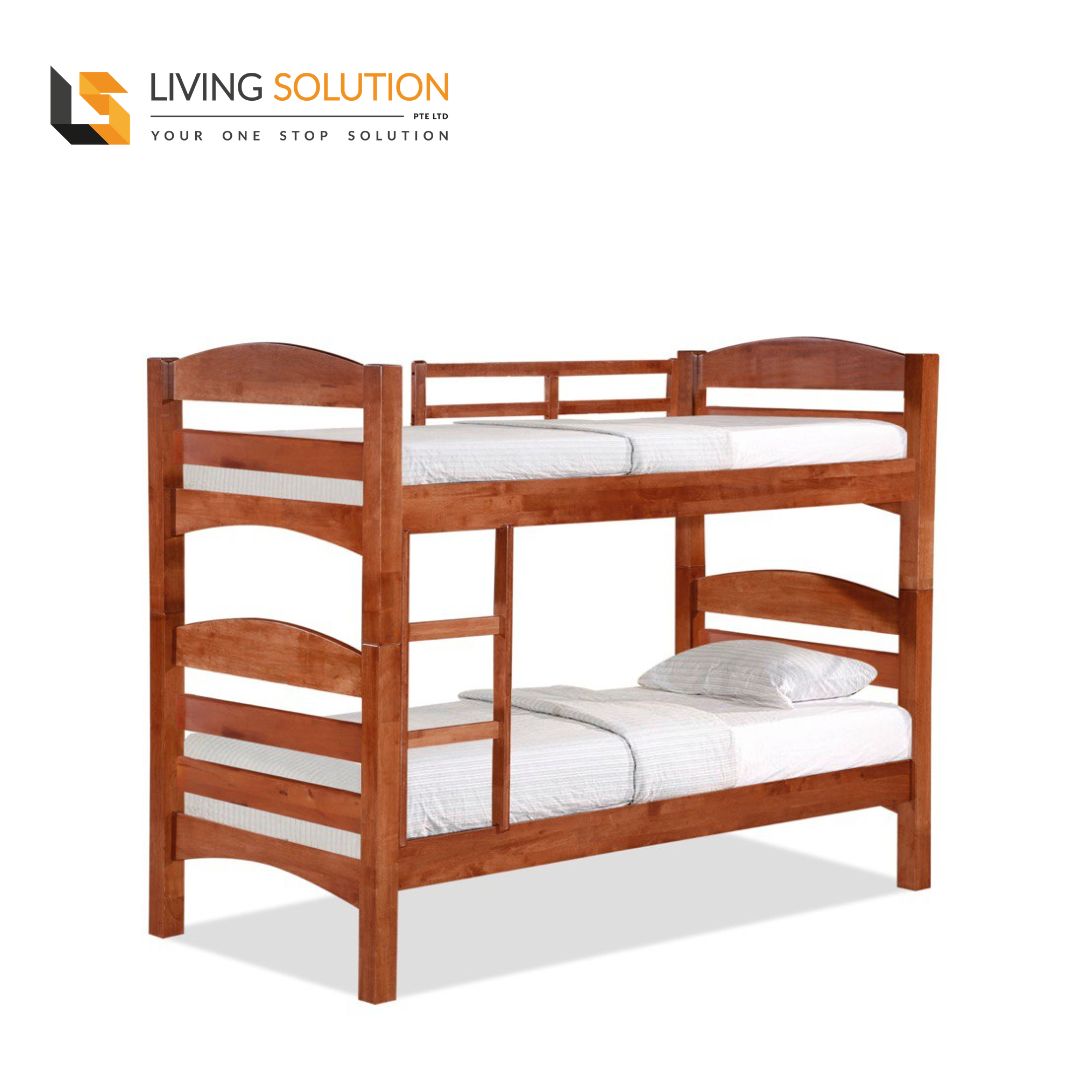 Lutz Wooden Double Decker Bed (1) Lutz Wooden Double Decker Bed