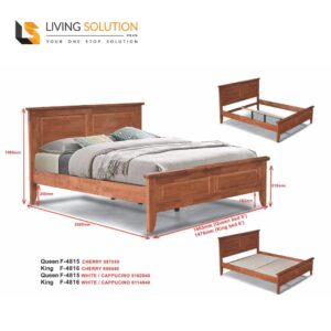 Zander Wooden Bed Frame