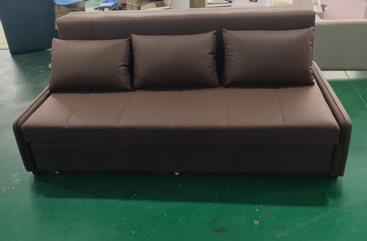 Ava Sofa Bed with Storage 195cm Brown Ava Sofa Bed with Storage 195cm Brown