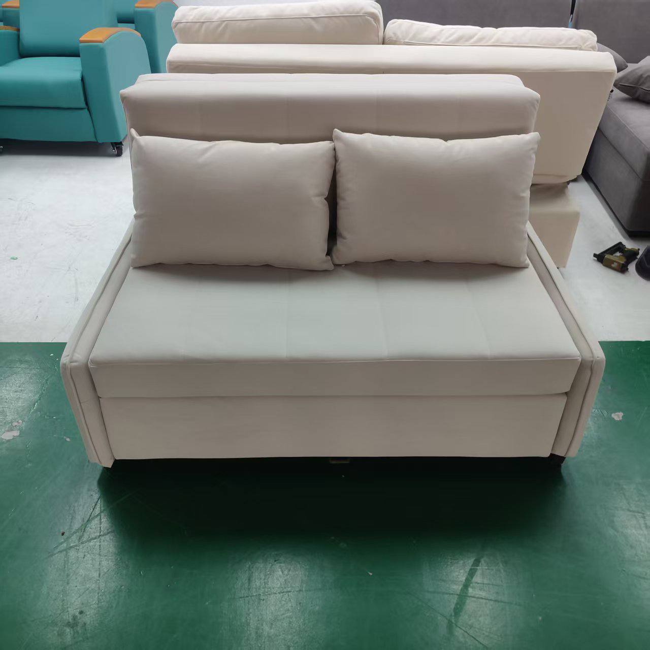 Ava Sofa Bed with Storage - cream colour Ava Sofa Bed with Storage - cream colour