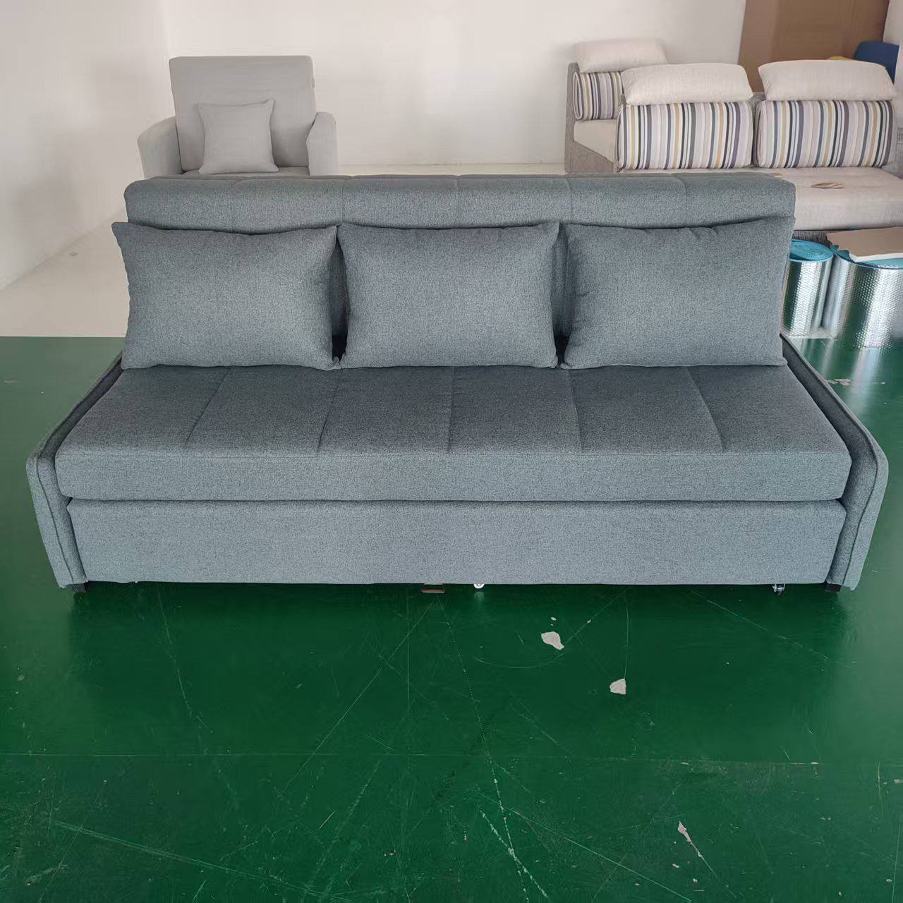 Ava Sofa Bed with Storage in 195cm Grey Ava Sofa Bed with Storage in 195cm Grey