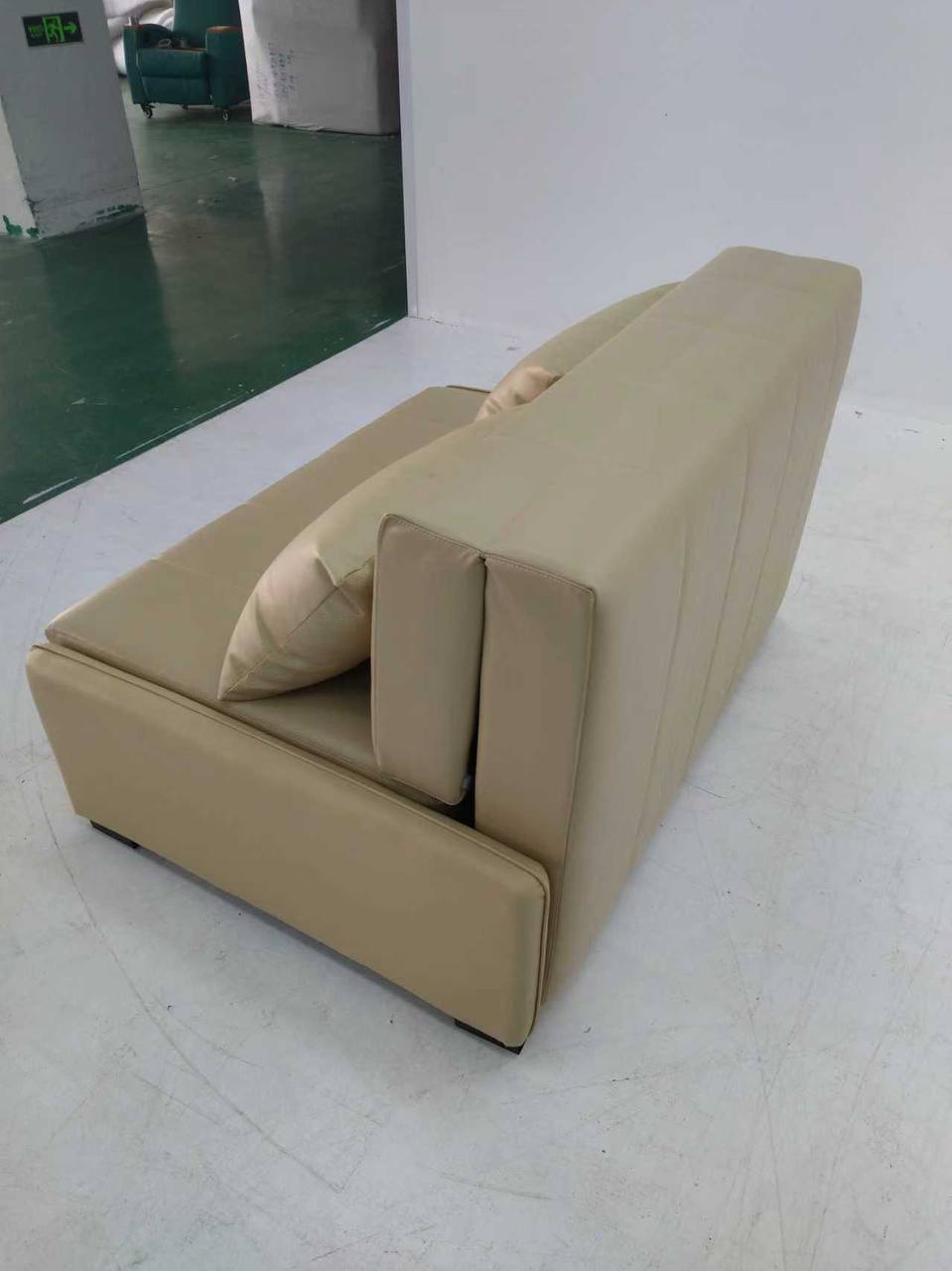 Ava Sofa Bed with Storage - side back view Ava Sofa Bed with Storage - side back view