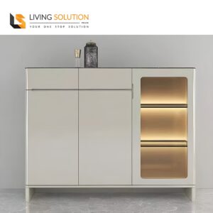 Cade II Sideboard Cabinet Buffet Hutch with LED 120cm