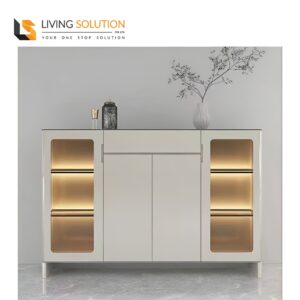 Cade Sideboard Cabinet Buffet Hutch with LED