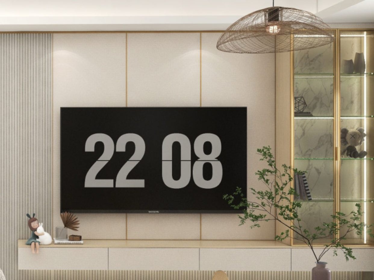 Custom Modern L TV Console with glass display cabinet Custom Modern L TV Console with glass display cabinet