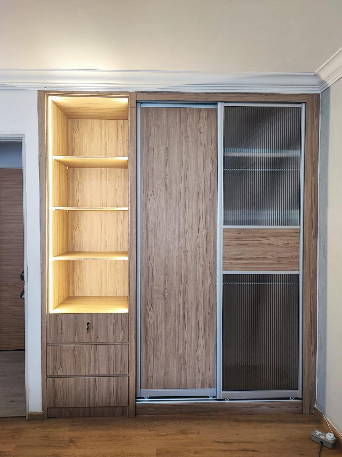 Custom Sliding Wardrobe at customer house