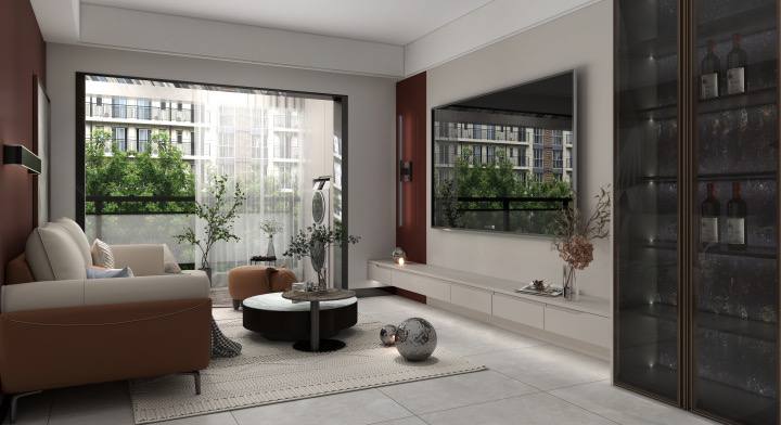 Modern Luxury Home Custom TV Console Living Solution in Singapore Modern Luxury Home Custom TV Console Living Solution in Singapore