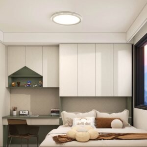 Junior Bedroom Furniture Singapore Custom Tatami Bed Frame with study table and overhead storage cabinet
