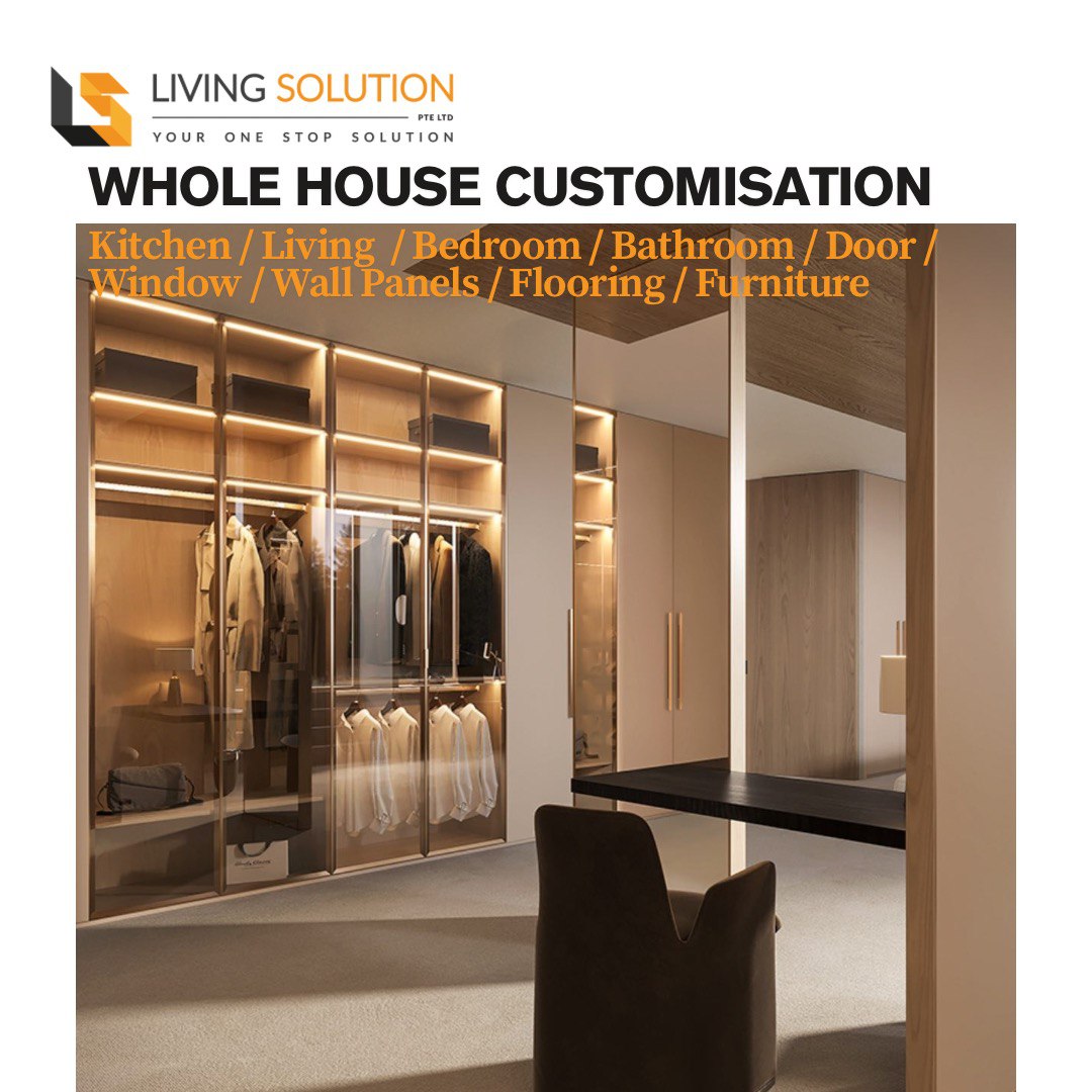 Custom Carpentry Whole House Customisation Living Solution Your One Stop Solution in Singapore