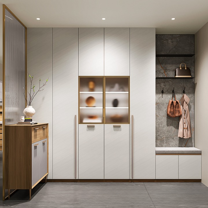 Custom Carpentry Custom Entryway Cabinet Singapore