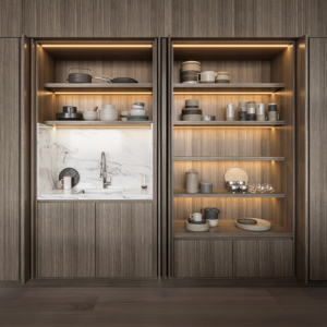 Custom Hidden Pantry Cabinet Tall Cabinet Singapore