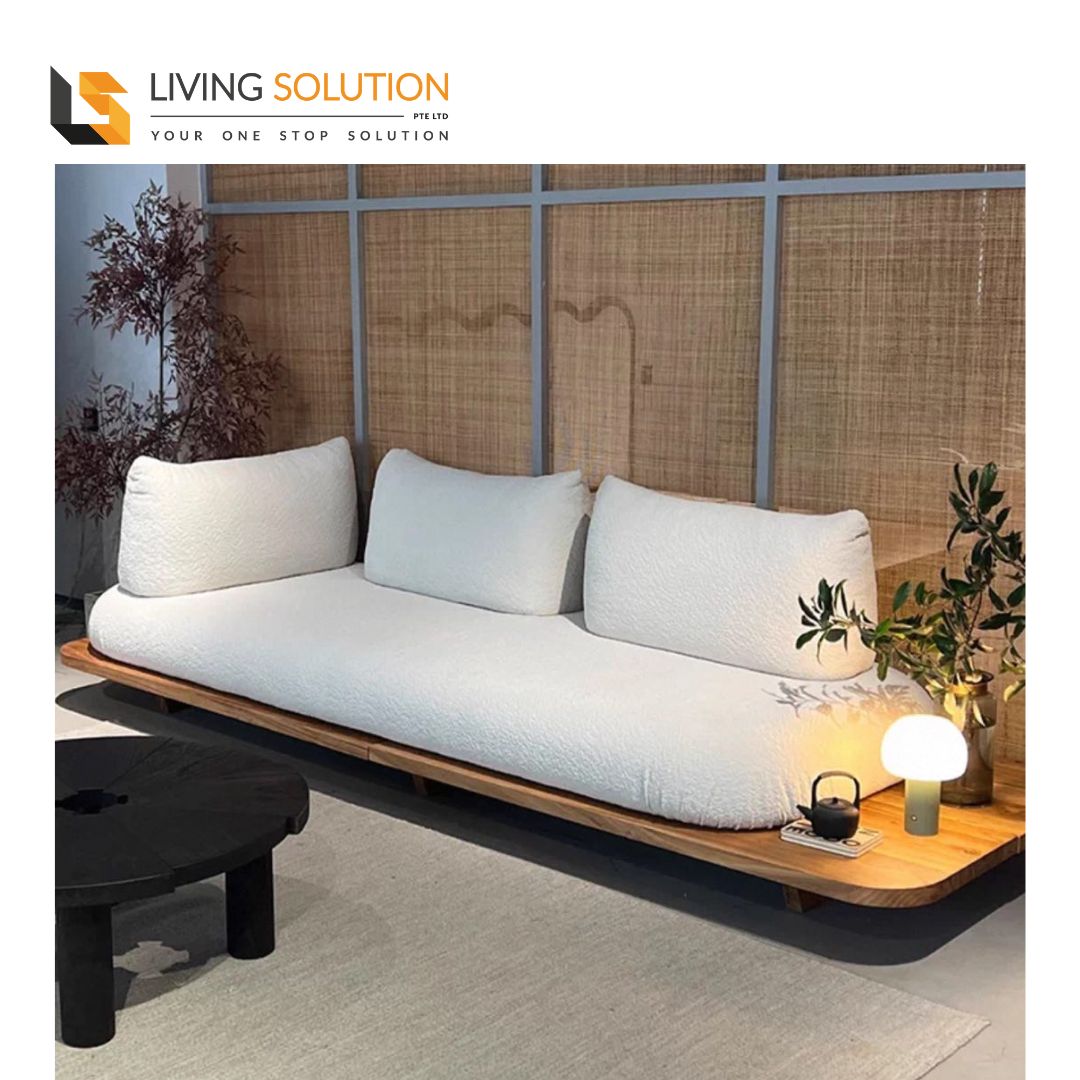 Kane Sofa with elm wood Kane Sofa with elm wood