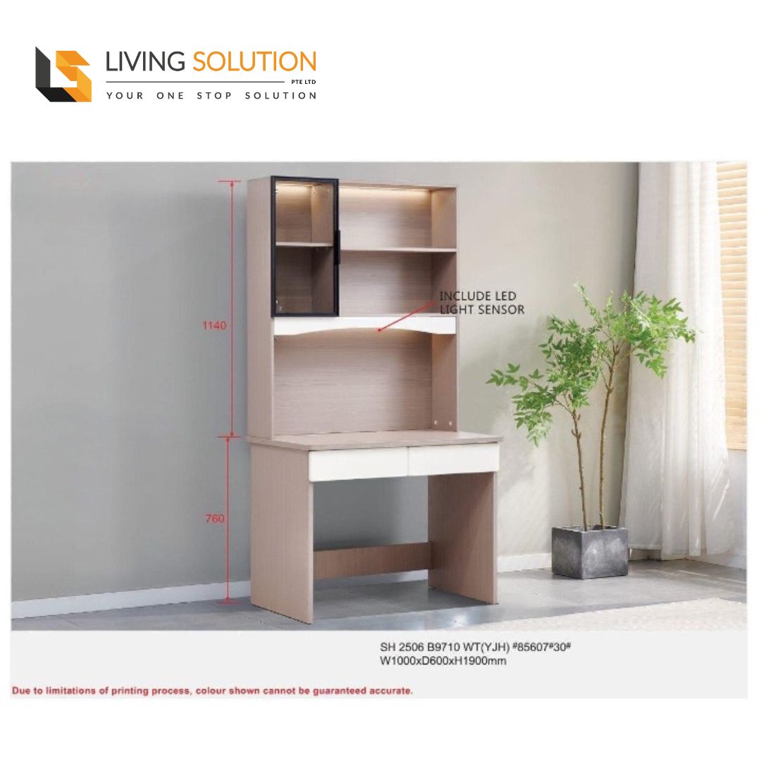 Hazel Study Table with Shelving Hazel Study Table with Shelving