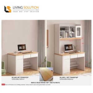 Kamila Study Table with or without Shelving