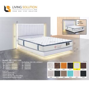 Evren Bed Frame with LED