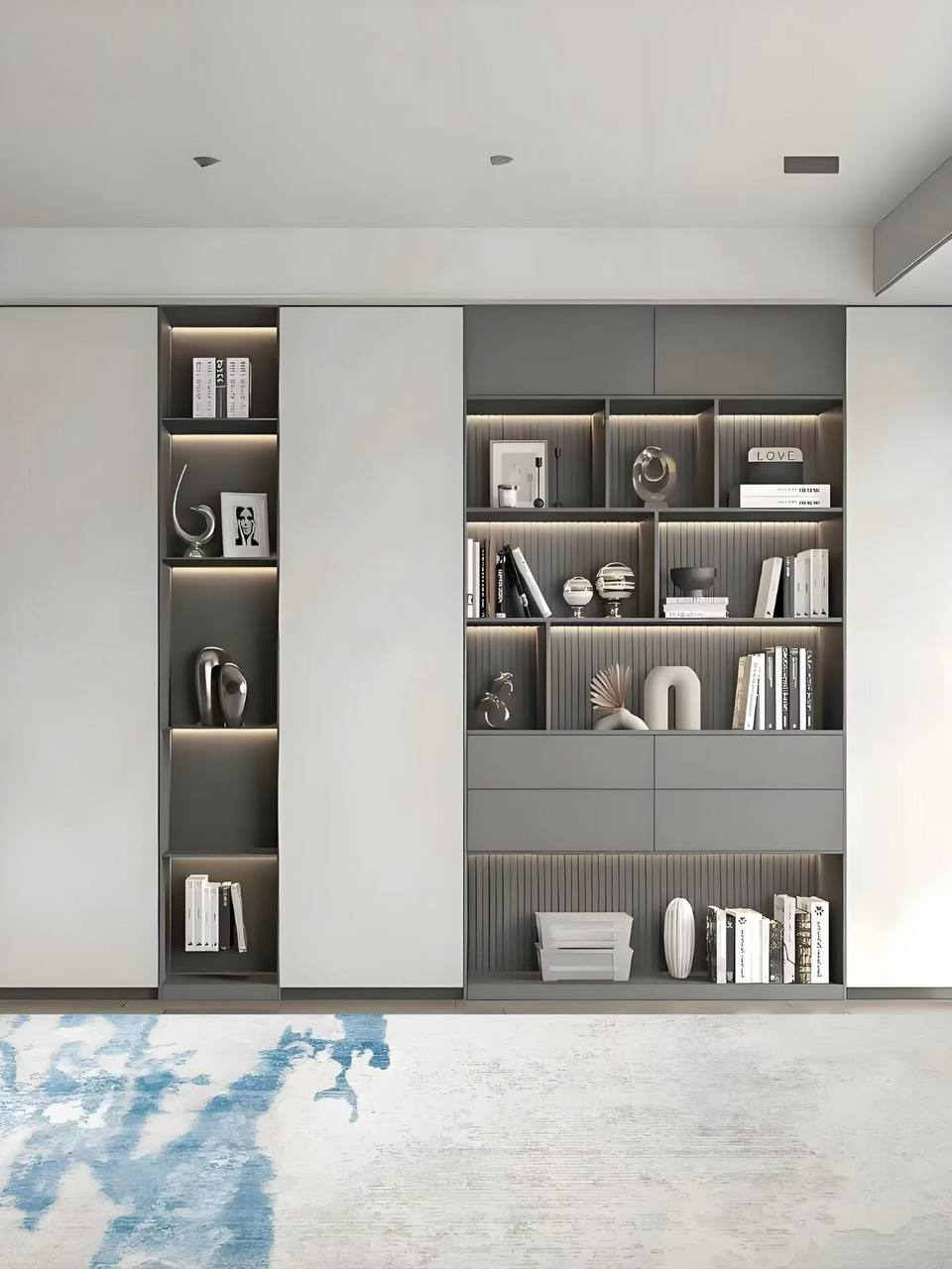 Premium Custom Aluminium Bookshelf Storage Cabinet Display Cabinet - Premium Custom Aluminium Bookshelf Storage Cabinet Display Cabinet
