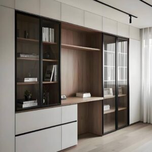 Premium Custom Aluminium Cabinets Bookshelf Display Cabinet