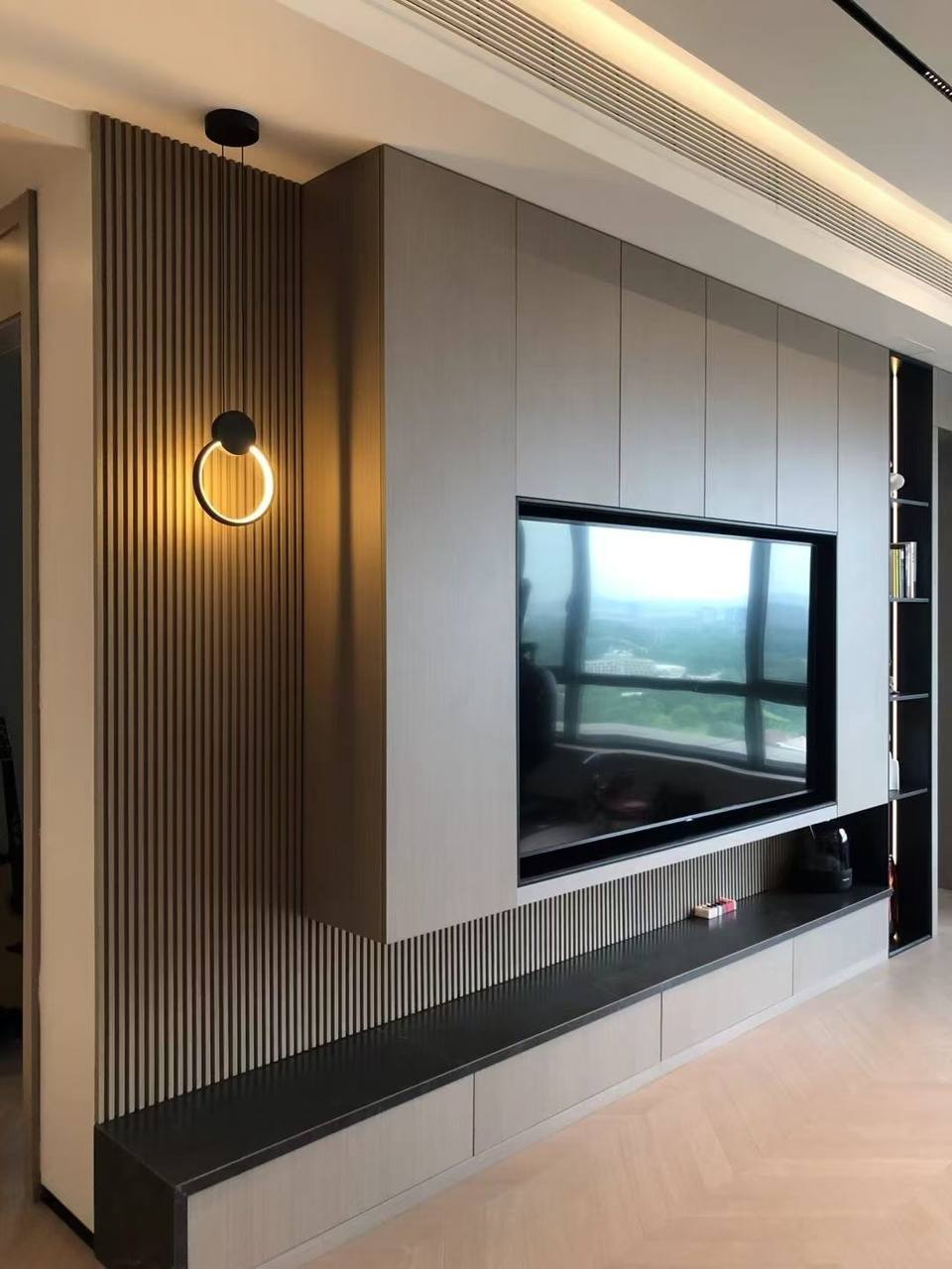 Premium Custom Aluminium TV Console-1 Premium Custom Aluminium TV Console